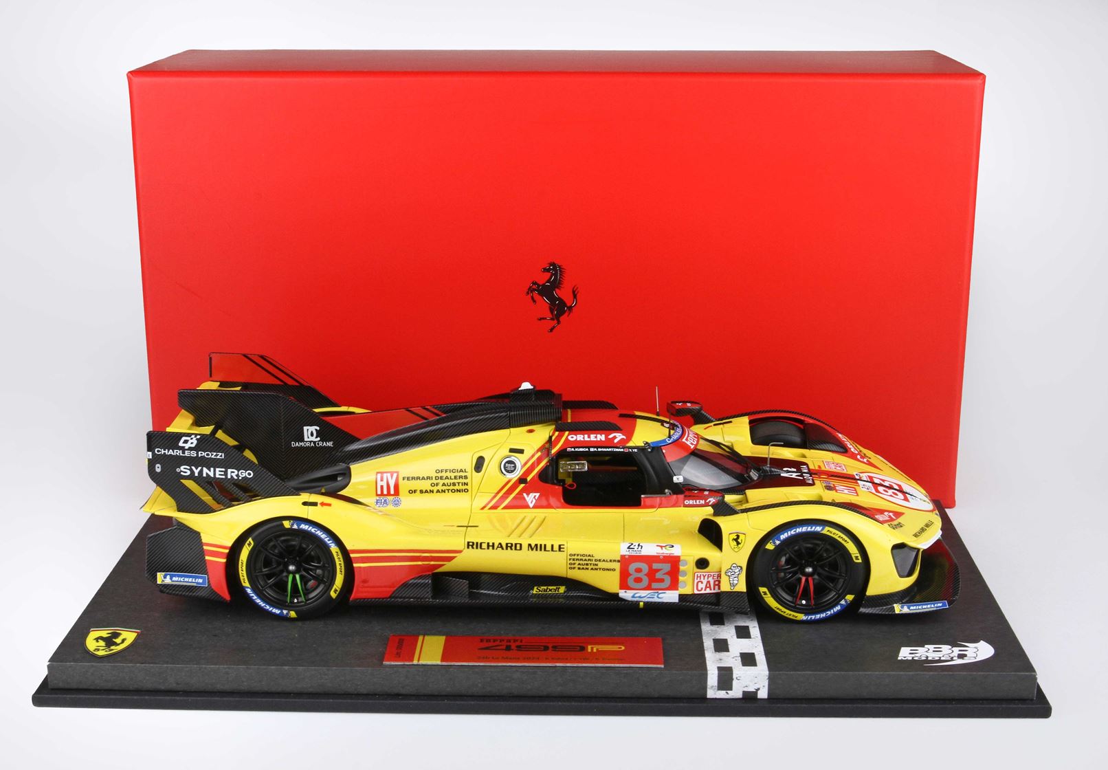 Ferrari 499P Car Nr83 (Le Mans 2024) 1:18 BBR P18252C
