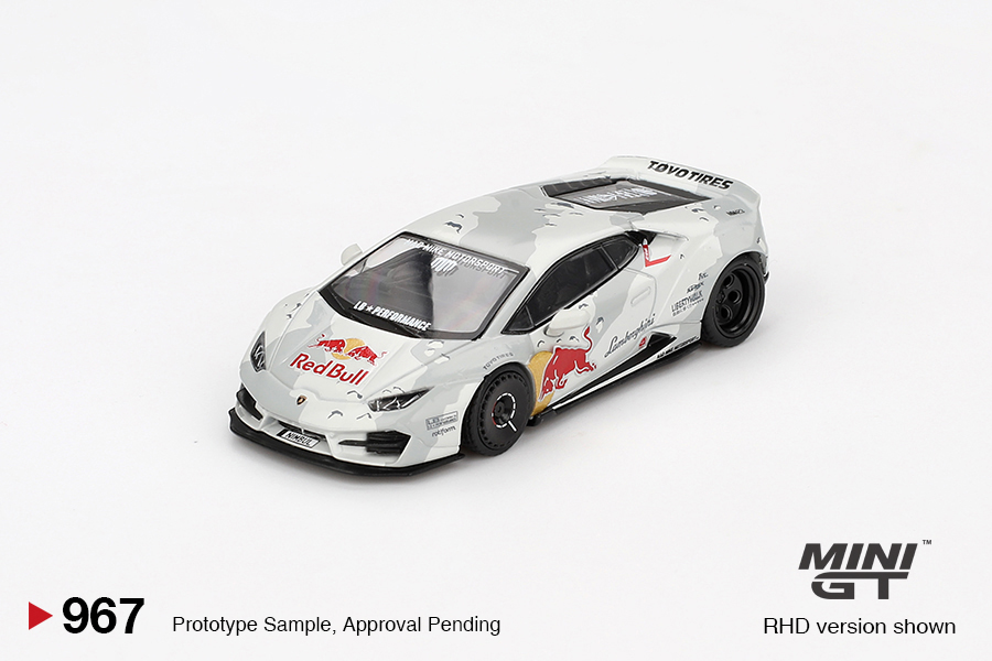 【値下】LBWK HURACAN Davis&Giovanni RedBull Lamborghini Huracan LB-Works Mad Mike NIMBUL | 1:64 MiniGT MGT00967-R