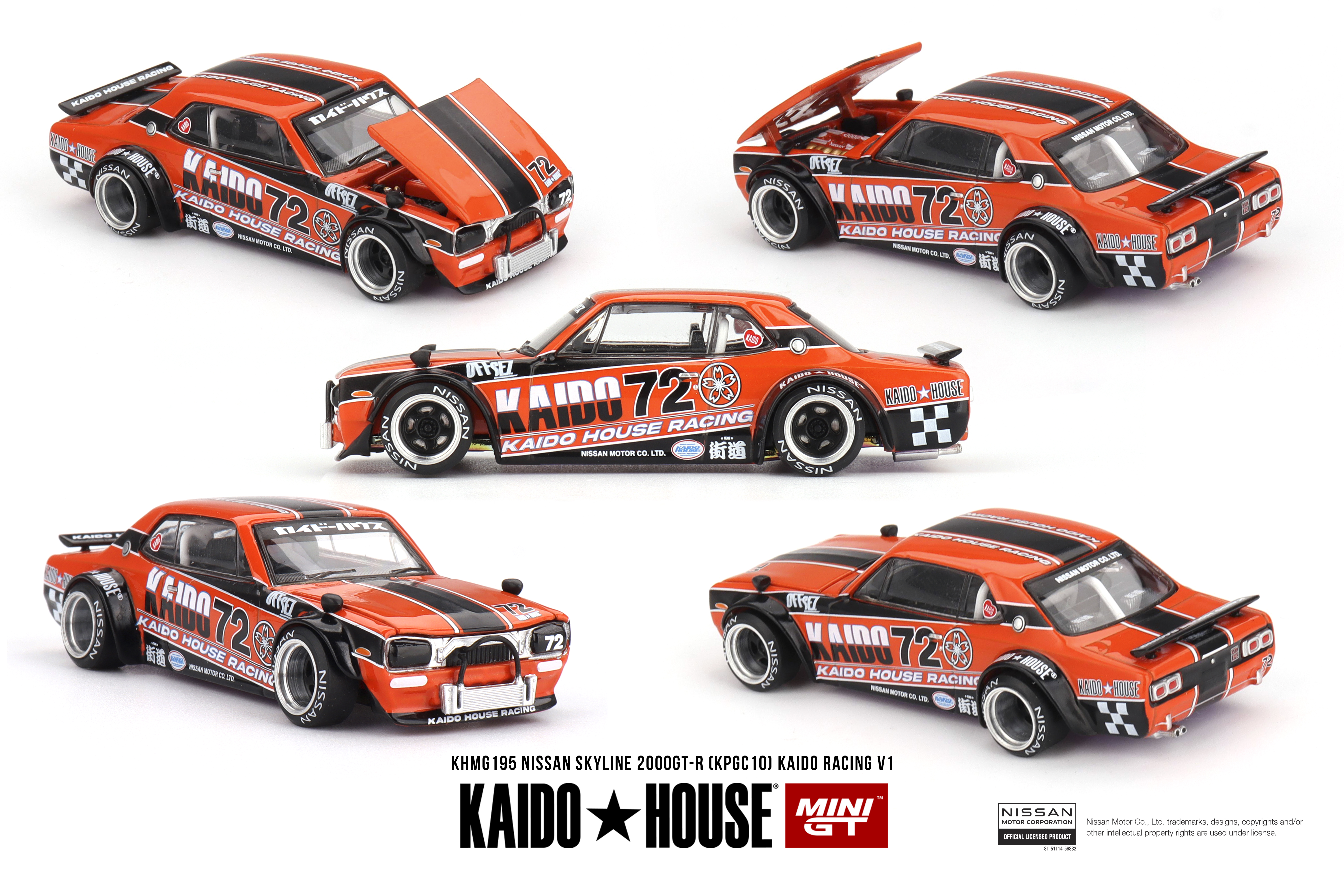 Nissan Skyline 2000GT-R Kaido Racing V1 | Kaido House | 1:64